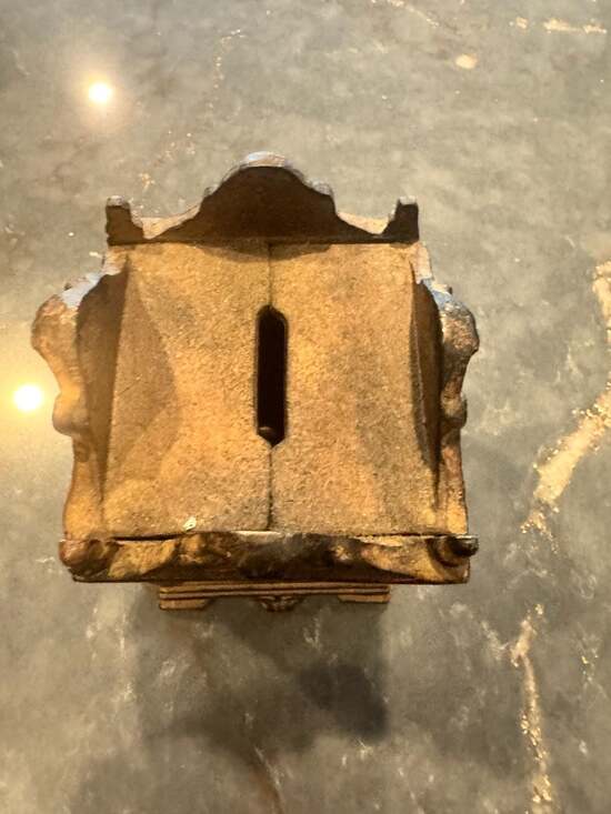 Collectible 6' Tall Cast Iron Bank - Picture 3 of 4